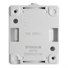 Выключатель 1-клавишный STEKKER, PSW10-211-54, открытой установки, 250В, 10А, IP54, белый/серый - фото 100565