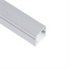 Профиль алюминиевый накладной, 10х10мм, серебро, CAB243 - фото 101499