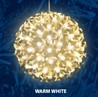 Шар светодиодный Uniel ULD-H1515-100/DTA WARM WHITE IP20 SAKURA BALL - фото 23058