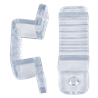 Ecola LED strip 220V connector holder скоба крепежная для IP68 12x7 ленты уп. 10шт - фото 23325
