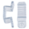 Ecola LED strip 220V connector holder скоба крепежная для IP68 16x8 ленты уп. 10шт - фото 23326