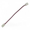 Ecola LED strip connector соед. кабель с двумя 2-х конт. зажимными разъемами 8mm 15 см. уп. 3 шт - фото 23345