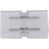 Ecola LED strip 220V connector соединитель лента-лента 2-х конт для ленты IP68 12x7 уп. 5 шт - фото 23351