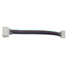 Ecola LED strip connector соед. кабель с двумя 4-х конт. зажимными разъемами 10mm 15 см. уп. 3 шт - фото 23353
