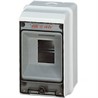 Бокс ABB FLY IP65 настенный 2/4М с прозрачной дверцей серый - фото 25574
