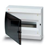 ABB Unibox Бокс навесной белый 12мод. с дымчатой дв. IP41 (с клеммным блоком) - фото 25667