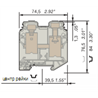 ABB D70/22.N Клеммник винтовой 70мм.кв., синий - фото 26144