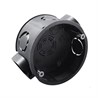 PlastElectro Коробка установочная 1-я скрытой проводки D68(60)х40,усиленная,ушки стыковки, IP20 - фото 26611