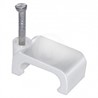 Плоская пластиковая скоба 9мм, 50шт TDM SQ0513-0013 - фото 27926