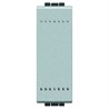 NT4001N Bticino LivingLight Выключатель с винтовыми клемами. размер 1 модуль. цвет алюминий - фото 28235