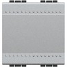 NT4003M2A Bticino LivingLight Переключатель с автоматическими клемами. размер 1 модуль. цвет алюминий - фото 28373