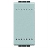 NT4004N Bticino LivingLight Переключатель промежуточный с механическими клемами. размер 1 модуль. цвет алюминий - фото 28419