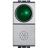 NT4038V Bticino Кнопка 10А. 1P-NО индикатор с зелёным рассеивателем - фото 28483