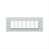 LND4807KR Bticino LivingLight Рамка прямоугольная. 7 модулей. цвет Kristall - фото 28503