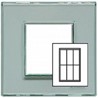 LND4826KR Bticino LivingLight Рамка прямоугольная. 3 3 модуля. цвет Kristall - фото 28559