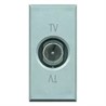 BT Axolute Алюминий Розетка TV оконечная 1 мод - фото 28578