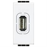 N4285C Bticino LivingLight Зарядка USB для мобильных устройств. размер 1 модуль. цвет белый - фото 28657