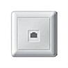 Wessen 59 Белый Розетка компьютерная 1-ая RJ45 кат. 5e в сборе с рамкой RSI-152K5E-18 - фото 29148