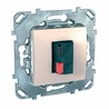 Schneider Electric Unica Бежевый Аудиорозетка (MGU5.486.25ZD) - фото 29191