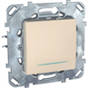 Schneider Electric Unica Бежевый Кнопка звонка с подсветкой (MGU5.206.25NZD) - фото 29234