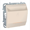 Schneider Electric Unica Бежевый Выключатель карточный (MGU5.283.25ZD) - фото 29252