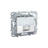 Schneider Electric Unica Белый Розетка комп(RJ45) 1-ая кат 6 с полем для надписи (MGU5.425.18ZD) - фото 29256