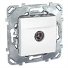 Schneider Electric Unica Белый Розетка TV оконечная (MGU5.464.18ZD) - фото 29268