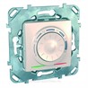 Schneider Electric Unica Бежевый Термостат электронный 8А (от 5Сдо 30С) (MGU5.501.25ZD) - фото 29309