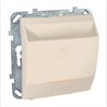 Schneider Electric Unica Бежевый Выключатель карточный с задержкой отключения (MGU5.540.25ZD) - фото 29314