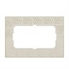 Рамка для двойной розетки Werkel Flock WL05-Frame-01-DBL-ivory слоновая кость - фото 29630