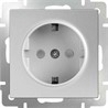 Розетка с заземлением и шторками Werkel WL06-SKGS-01-IP44 серебряный - фото 29697