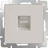 Телефонная розетка RJ-11 Werkel WL03-RJ-11-ivory слоновая кость - фото 29709