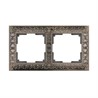 Рамка Werkel Antik 2 поста WL07-Frame-02 Бронза - фото 29800