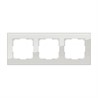 Рамка Werkel Favorit 3 поста WL01-Frame-03 Дымчатый, стекло - фото 29839