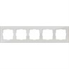 Рамка Werkel Favorit 5 постов WL01-Frame-05 Дымчатый, стекло - фото 29859