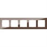 Рамка Werkel Favorit 5 постов WL01-Frame-05 Мокко, стекло - фото 29860