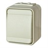 Переключатель одноклавишный наружный 10А 250V IP44 открытая установка Elso Aqua-Top серый - фото 29894