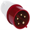 Вилка силовая IP44 32А 3P PE N 380В TDM ELECTRIC - фото 30516