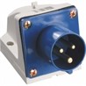 Вилка силовая стационарная IP44 16А 2P PE 220В TDM ELECTRIC - фото 30542