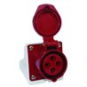 Розетка наружной установки ЭКФ 16A 3P Е IP44 114 ps-114-16-380 - фото 30554