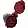Кабельная розетка ЭКФ 16A 3P E N IP44 215 ps-215-16-380 - фото 30575