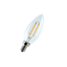 FL-LED Filament C35 7.5W E14 3000К 220V 750Лм 35*98мм FOTON_LIGHTING - лампа свеча прозрачная - фото 47603