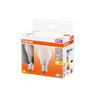 LEDSCLA75 7,5W/827 230VGL FR E27 Экопак1X2лампы OSRAM - филамент лампа - фото 48069
