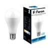 Лампа светодиодная Feron LB-100 Шар E27 25W 175-265V 6400K - фото 51922