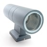 Светильник садово-парковый Feron DH0702, на стену вверх/вниз, 18W 2*E27 230V, серый - фото 53740