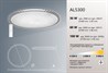 Светодиодный управляемый светильник накладной Feron AL5300 BRILLIANT тарелка 100W 3000К-6000K белый - фото 54600