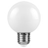 Лампа светодиодная Feron LB-371 Шар E27 3W 230V 2700K матовый - фото 54892