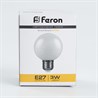 Лампа светодиодная Feron LB-371 Шар E27 3W 230V 2700K матовый - фото 54896