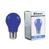Лампа светодиодная Feron LB-375 E27 3W 230V синий - фото 54944