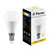Лампа светодиодная Feron LB-750 Шарик E14 11W 175-265V 2700K - фото 55498